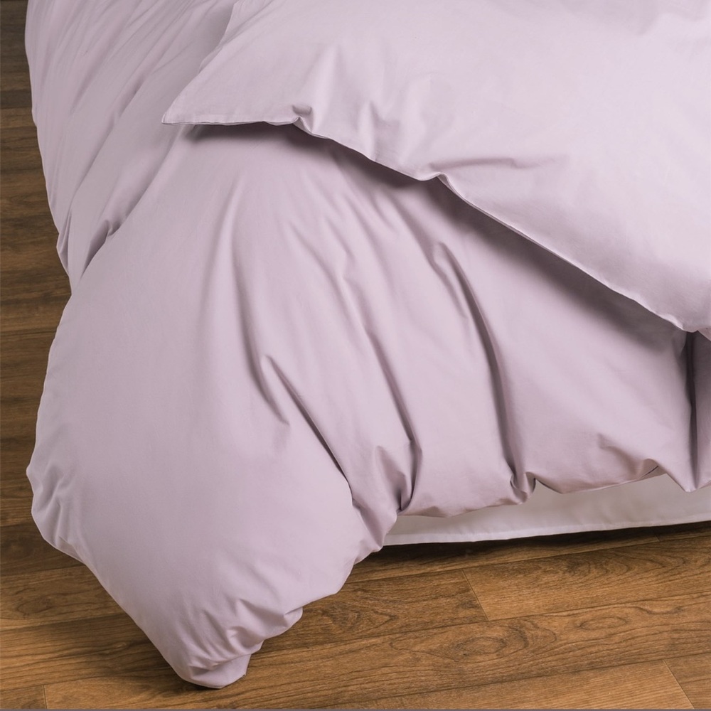 COYUCHI 100% Organic Cotton Duvet FULL-QUEEN in Lilac / Light Purple